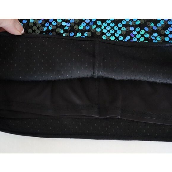 SHO by Tadashi Shoji Sz Small Shamrock Sequin Above The Knee Body-Con Dress - Picture 15 of 16